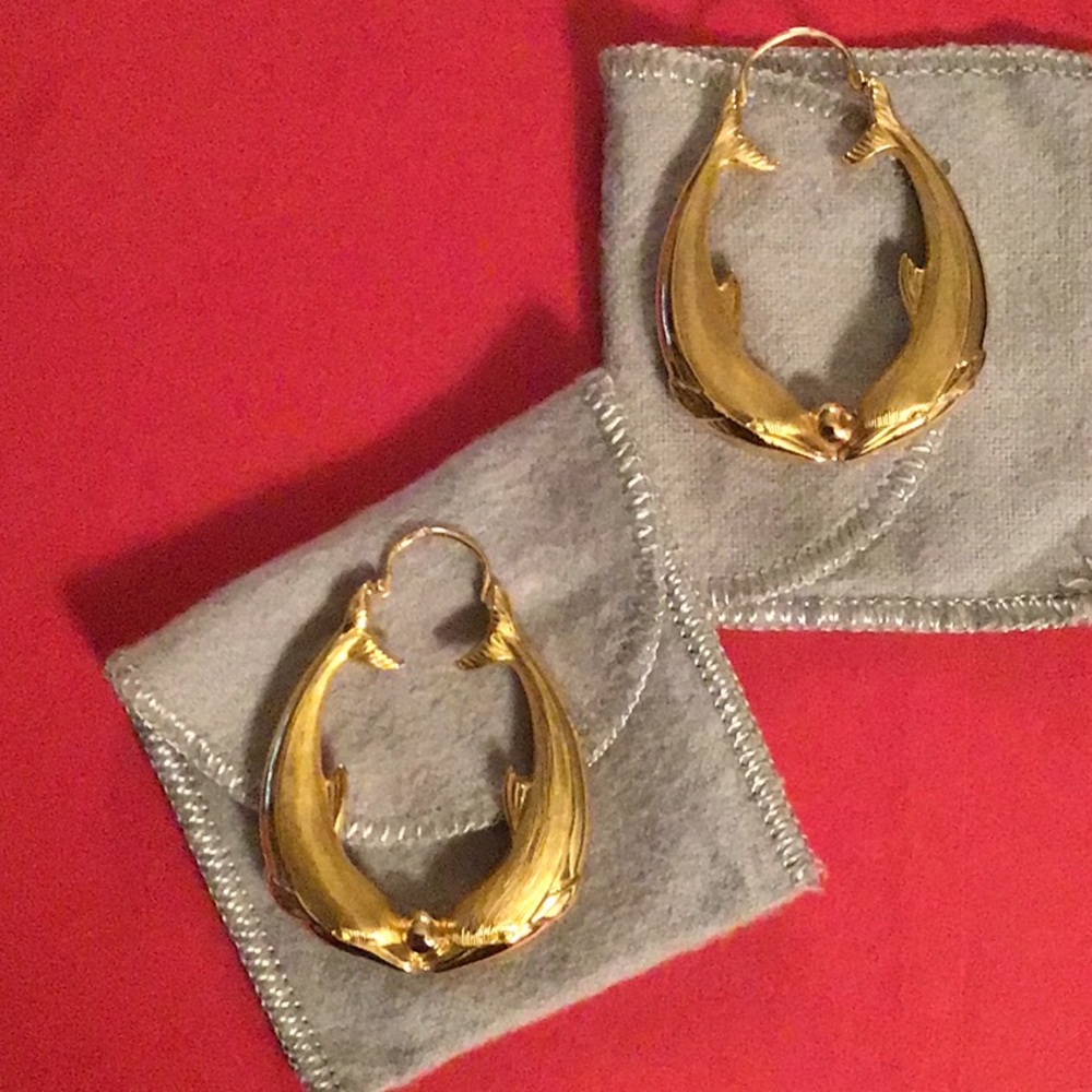 Antique Gold Earrings. NO DISCOUNT!!!!!!